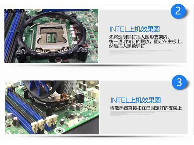 Alt view image 6 of 7 - New dual copper tube temperature control mute cpu fan for AMD AMD FM2 AM2 AM3 AM4 Intel 775 1150 1200 multi-platform CPU cooler Gray
