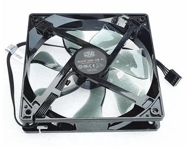 Main image of For cooler master T400 T4xx T6xx Blizzard fan 12025 12CM CPU chassis cooling 4-wire speed regulation Red LED light A12025-16RB-4BP-F1 DF1202512RFHN