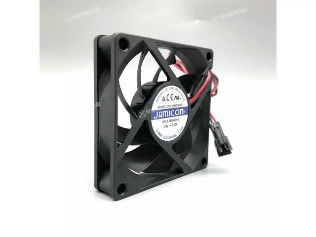 Alt view image 3 of 4 - Original JAMICON 24V 0.20A KF0715H2HRPR 7CM 7015 inverter cooling fan