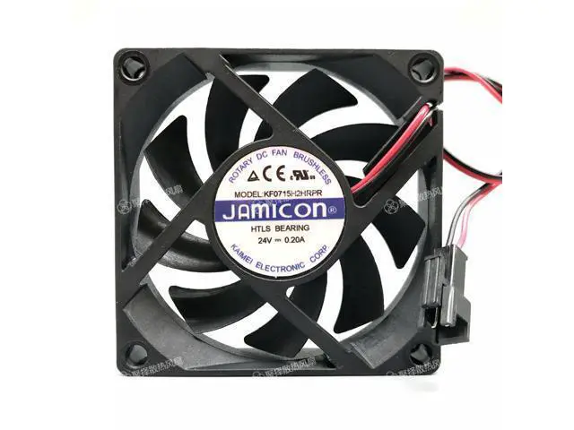 Alt view image 4 of 4 - Original JAMICON 24V 0.20A KF0715H2HRPR 7CM 7015 inverter cooling fan