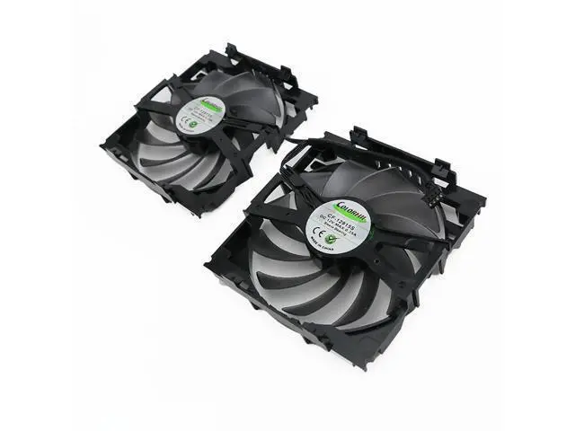 Alt view image 2 of 5 - (A Pair)Inno3D GTX 960/970/1060 Game Extreme OC version graphics card cooling fan CF-12915S DC 12V 4-wire