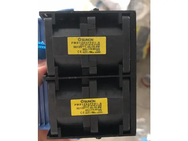 Alt view image 2 of 4 - SUNON PMD1204PPB1-A DC12V 1.4A 16.8W 1 Pair 12-pin cooling fan 2U
