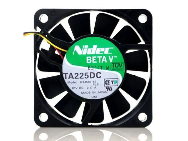 Alt view image 2 of 3 - For VS-XL21CH VS-XL50CH DLP large screen MITSUBISHI H34587-57 cooling fan 60mmx15mm