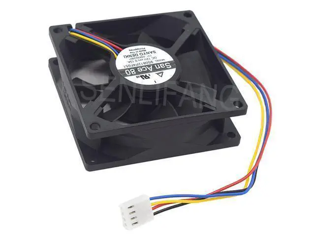 Main image of For 8025 8CM 4 wire PWM ultra-quiet chassis fan 9S0812P4F051 12V 0.13A