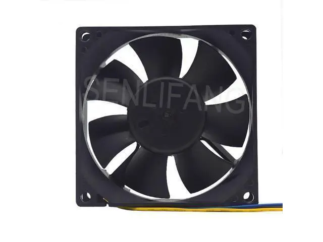 Alt view image 2 of 3 - For 8025 8CM 4 wire PWM ultra-quiet chassis fan 9S0812P4F051 12V 0.13A