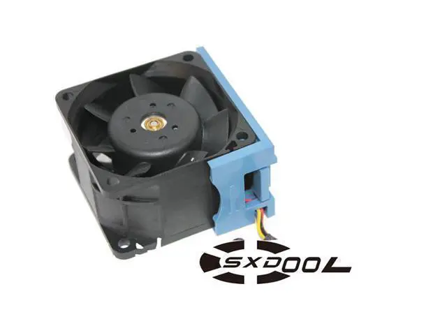 Alt view image 4 of 4 - AVC 60x38mm 2B06038B12G 12V 2.20A DL180G6 P4300 G2 519199-001 530748-001 4 Wires 4 Pins Server Fan With blue Bracket