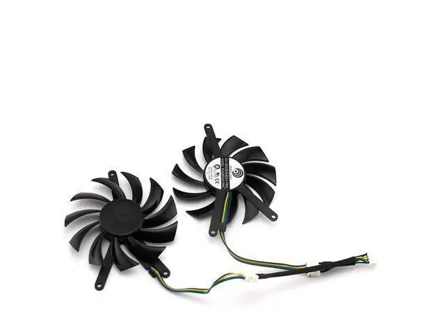 Alt view image 2 of 4 - For EVGA GeForce GTX 560ti 570 graphics card cooling fan PLD08010S12HH