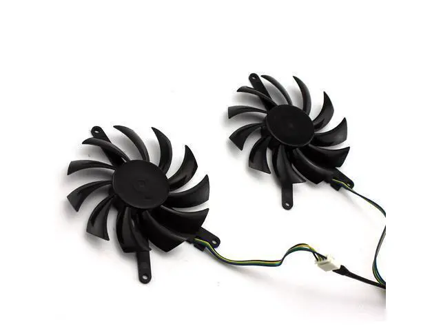 Alt view image 3 of 4 - For EVGA GeForce GTX 560ti 570 graphics card cooling fan PLD08010S12HH