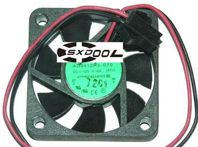 Main image of 40mm 4010 ADDA AD0412HX-G70 DC12V 0.1A 2 Wires 2 Pins 4CM fan cpu cooler
