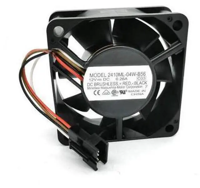 Main image of For Sharp MX 283 363 453 503 AR 4528 2600 4128N C Controller Print Board Fan NMB 6CM 2410ML-04W-B56 6025 12V 0.26A Cooling fan 60*60*25MM 3511 Print