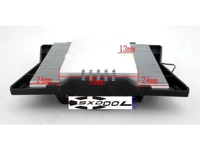 Alt view image 3 of 3 - For HIS HD4850/HD5550/HD5570 HD5750/6750/7770/H675F graphics card cooler cooling fan heatsick & fan, Hole 53mm x 53mm / 43mm x 43mm
