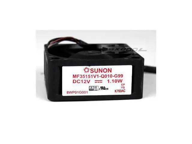 Alt view image 2 of 7 - New SUNON 3515 MF35151V1-Q010-G99 12V 1.10W 35mm x 15mm projector with built-in cooling fan