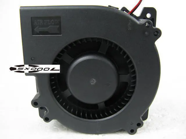 Alt view image 5 of 7 - DLF1224HB For Car cold air cushion blower 24V 12032 double ball turbo blower 12cm 120mm cooling fan