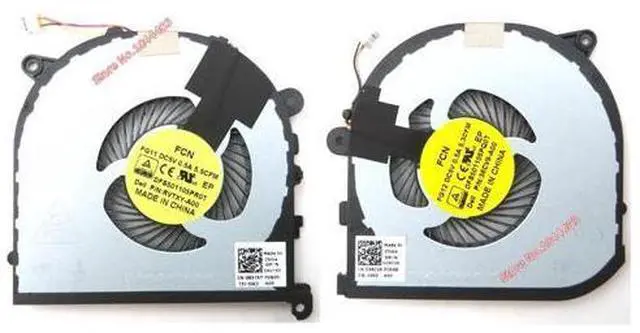 Main image of New Laptop CPU Cooling Fan for Dell XPS 15 9550 Series CPU & GPU Cooling Fan DFS501105PR0T DFS501105PQ0T 0RVTXY 036CV9 L+R