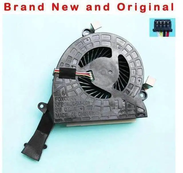 Main image of New original fan for HP Pavilion All IN One 24-B 24-B223W 24-B009 CPU cooling fan cooler 863804-001 NFB88C05M-001 5V 0.5A