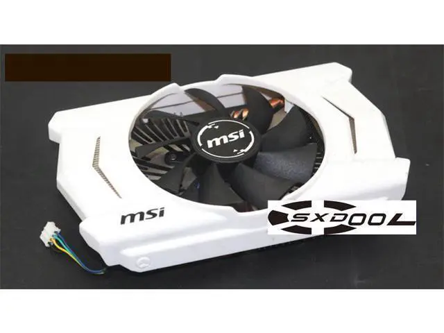 Alt view image 2 of 4 - For MSI GTX 950 58*58mm 48*48mm hole pitch XY-D09015S graphics card radiator & fan (48mm)