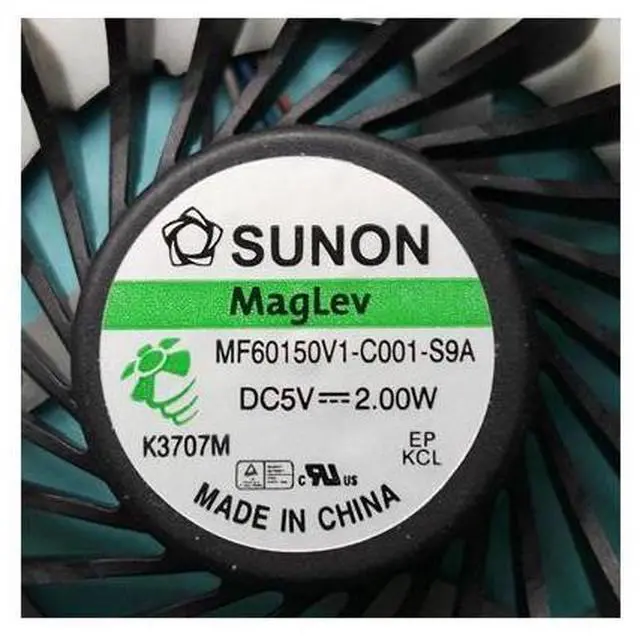 Main image of New original cpu gpu cooling fan for HP EliteBook 8570W 8560w cpu fan cooler MF60150V1-C001-S9A 690630-001 690629-001 690628-001