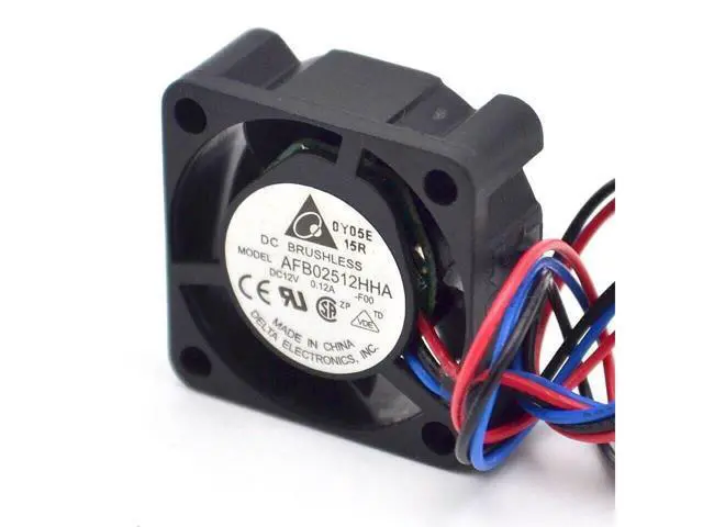 Alt view image 2 of 6 - Delta fan AFB02512HHA 2.5CM12V 0.12A cooling Fan 2wire or 3wire For SUN 370-5126 V240 V210 P\/N:3705126-01 25x25x10 mm