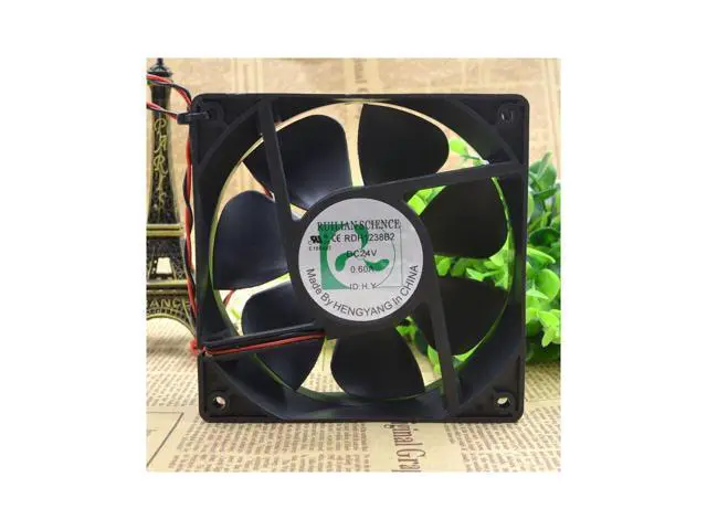 Alt view image 3 of 5 - For RUILIAN RDH1238B2 24V 0.60A 12CM 12038 Inverter fan cooling fan
