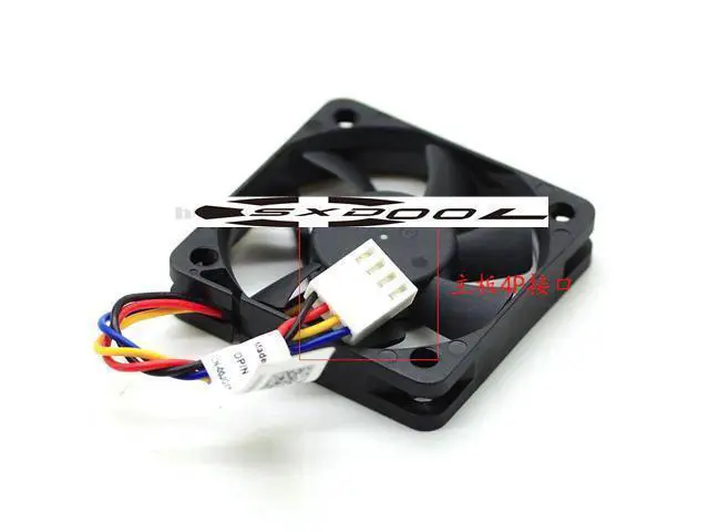 Alt view image 3 of 4 - FOXCONN PVA050C12Q 5cm 5010 50mm fan 50x50x10mm 12V 0.24A Hydraulic bearing 4-wire PWM high volume air cooling fan