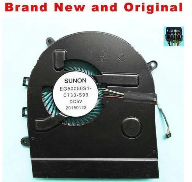 Main image of New original cpu fan for Sunon EG50050S1-C730-S99 DC28000FZS0 00FZS0 laptop cpu cooling fan cooler