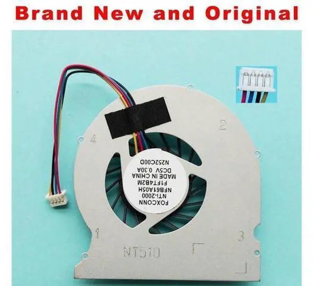 Main image of New original cpu fan for foxconn NT510 NTI-2000 NFB61A05H F1FT4B2M DC 5V 0.3A cpu cooling fan cooler radiator 4pin