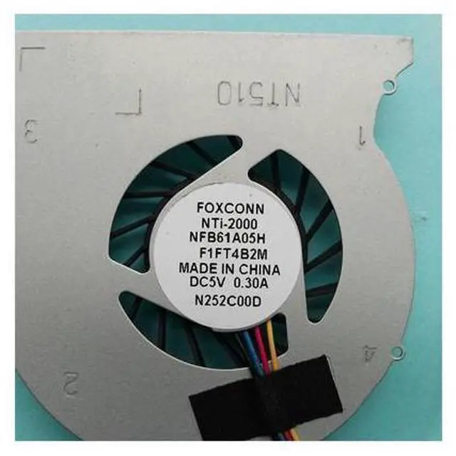 Alt view image 3 of 3 - New original cpu fan for foxconn NT510 NTI-2000 NFB61A05H F1FT4B2M DC 5V 0.3A cpu cooling fan cooler radiator 4pin