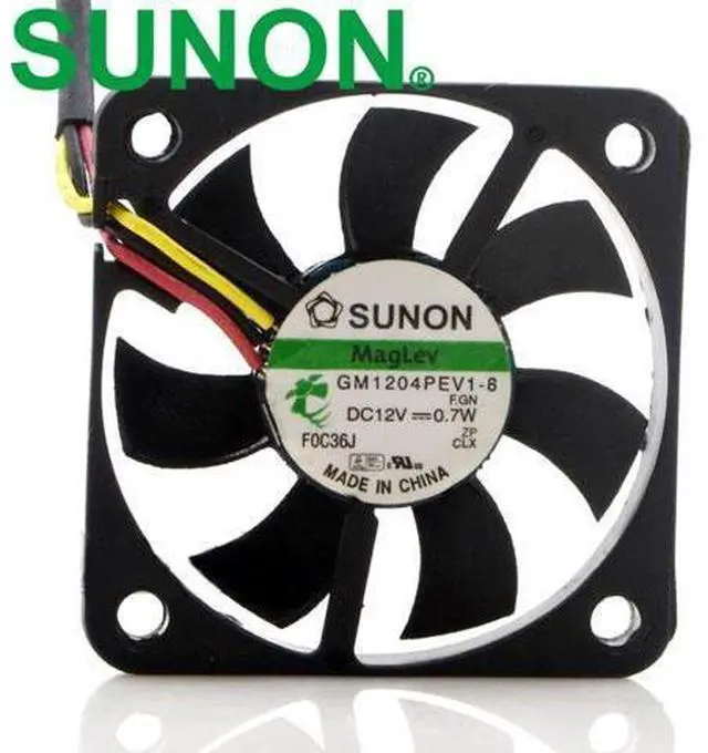 Main image of 2pcs GM1204PEV1-8 4007 4CM 40*40*7MM 0.7W mute thiness fan only 0.7mm micro inverter server pc case fan