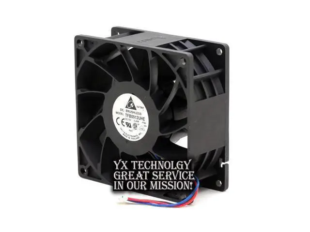 Alt view image 3 of 6 - Delta and in TFB0912UHE 12v 2.28A 9238 mm fan fan violence server 92*92*38mm