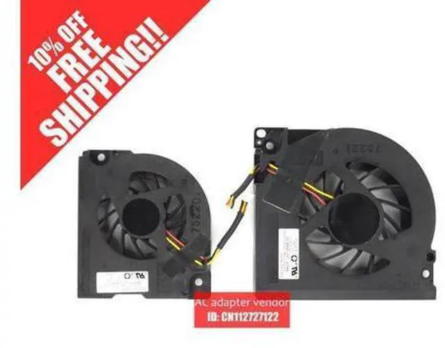Main image of FOR Dell 9400 M6300 M90 PP05XA PP05XB CPU fan and graphics card fan 1pair 2 pcs