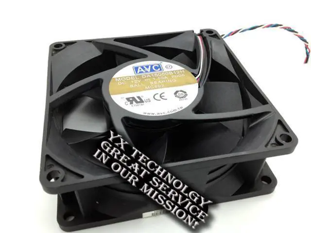 Alt view image 4 of 5 - server fan violence 15cm dual ball bearing fan 1.8A 12v DA15050B12H 150 * 150 * 50mm