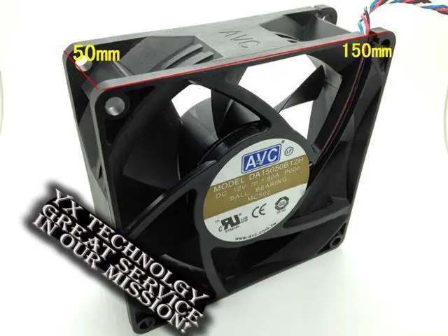 Alt view image 5 of 5 - server fan violence 15cm dual ball bearing fan 1.8A 12v DA15050B12H 150 * 150 * 50mm