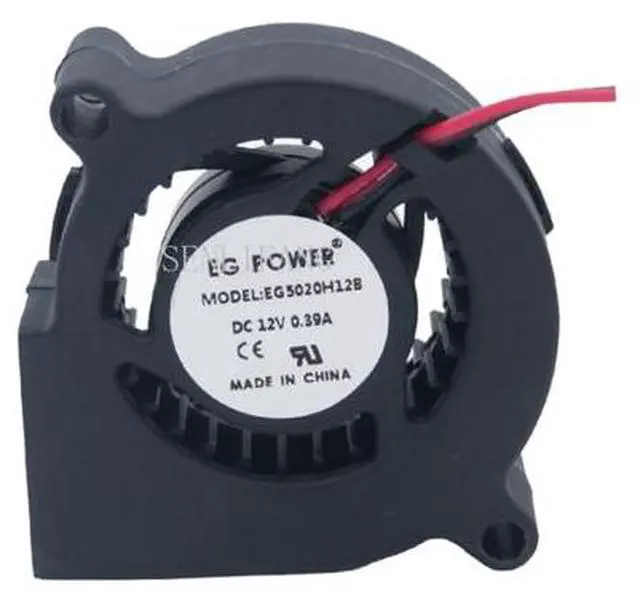 Main image of for EG POWER 5CM EG5020H12B 12V 0.39A 5020 2Line Turbine Fan Fan
