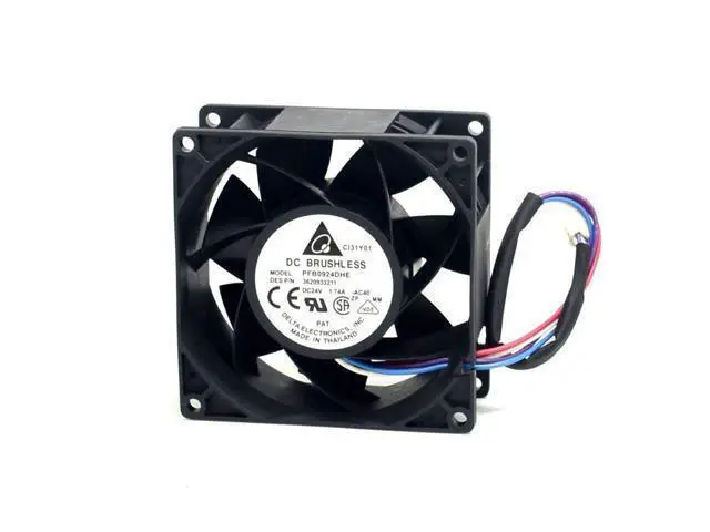 Alt view image 2 of 6 - The new PFB0924DHE 9cm 9038 24V 1.74A violent winds of the cooling fan for Delta 90*90*38mm