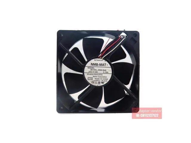Alt view image 4 of 5 - 3610KL-05W-B49 24V 0.16A NMB-MAT NMB 92*92*25 3 wire cooling fan