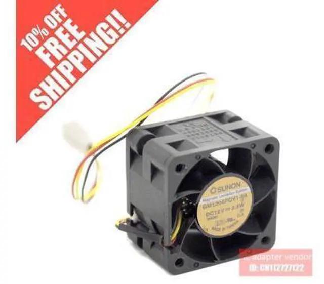 Main image of SUNON 4cm 4028 1U2U server 12V 2.8W GM1204PQV1-8A cooling fan