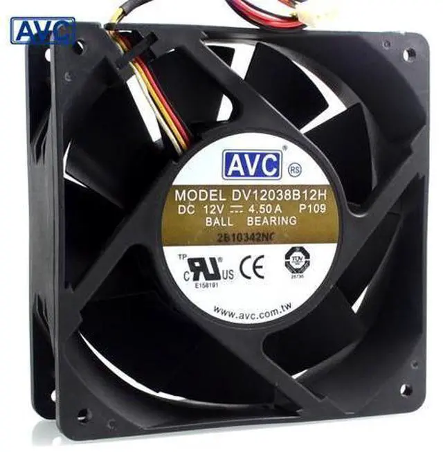 Main image of server fans DV12038B12H 12038 12V 4.5A 12CM cooling fan cooler