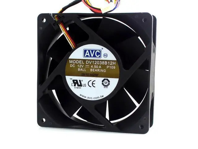Alt view image 2 of 6 - server fans DV12038B12H 12038 12V 4.5A 12CM cooling fan cooler
