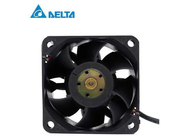 Alt view image 2 of 2 - For DELTA FFB0624HHE-R00 DC 24V 0.20A 3-wire 60mm 60x60x38mm Server Square cooling fan