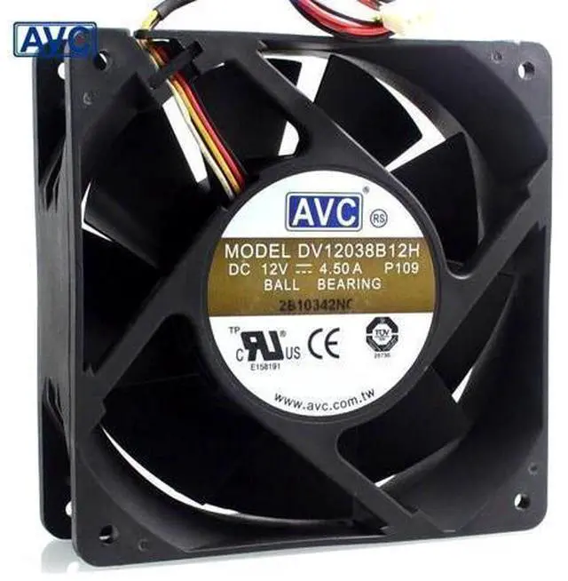 Main image of Original server fans DV12038B12H 12038 12V 4.5A 12CM cooling fan cooler