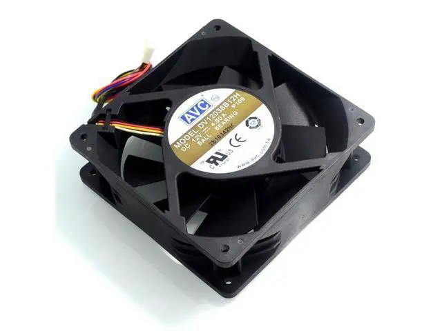 Alt view image 5 of 6 - Original server fans DV12038B12H 12038 12V 4.5A 12CM cooling fan cooler