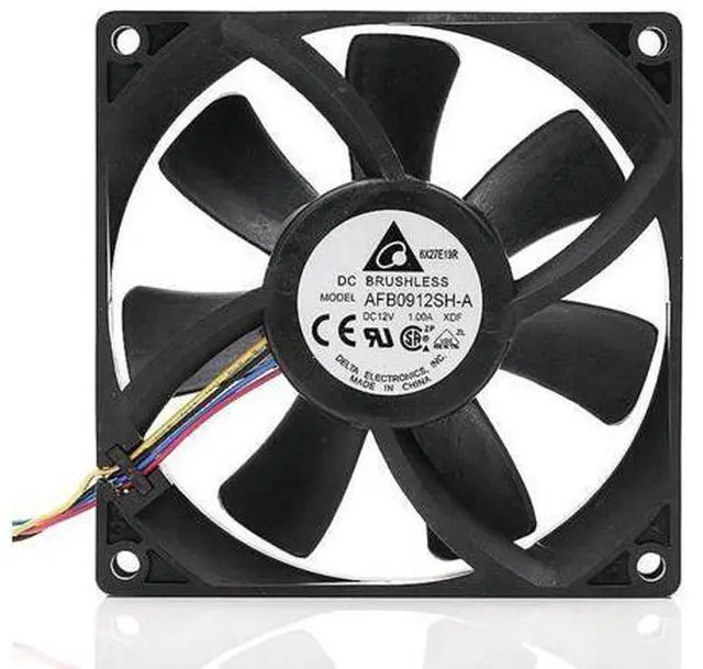 Main image of 1pcs 12V 1.00A AFB0912SH-A dual ball bearing 4-wire PWM server axial cooling fan 9225 92X92X25MM