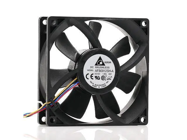 Alt view image 2 of 4 - 1pcs 12V 1.00A AFB0912SH-A dual ball bearing 4-wire PWM server axial cooling fan 9225 92X92X25MM