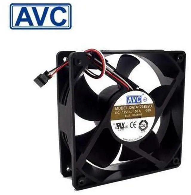 Main image of original AVC New original 12038 DC12V 1.56A DATA1238B2U large air cooling fan