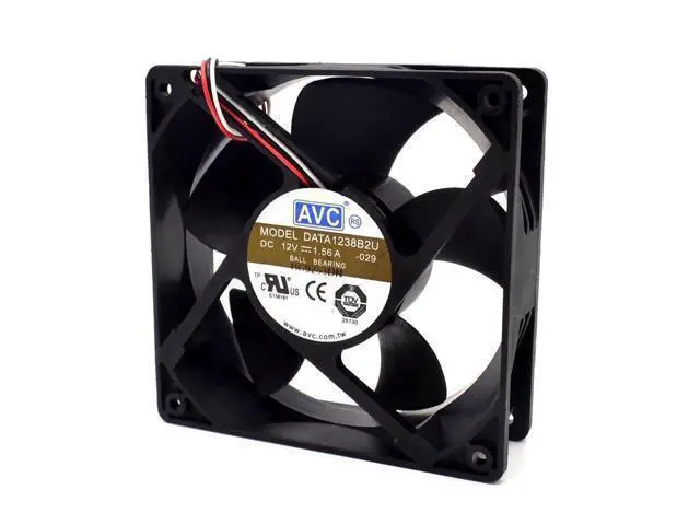 Alt view image 4 of 6 - original AVC New original 12038 DC12V 1.56A DATA1238B2U large air cooling fan