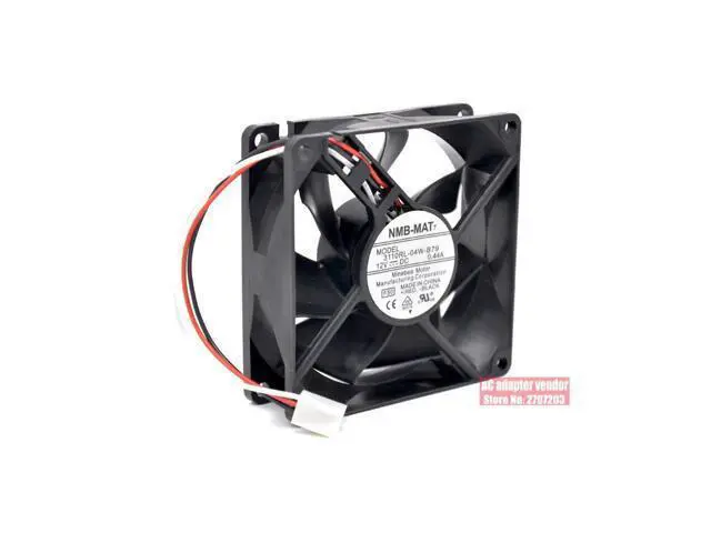 Alt view image 2 of 4 - NEW FOR NMB-MAT NMB 3110RL-04W-B79 12V 0.44A 80*80*25 3 wire ball bearing cooling fan