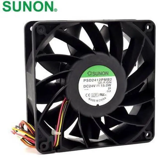 Main image of 1pcs PSD2412PMB2 12038 24V 15W winds of dual ball bearing cooling fan 120*120*38mm