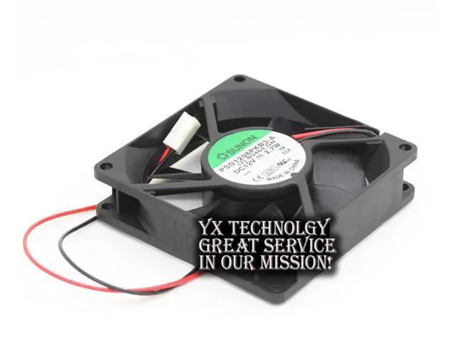 Alt view image 2 of 6 - SUNON PSD1208PKB3-A 8025 12V 2.7W 8CM dual ball bearing cooling fan 80*80*25mm