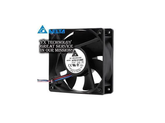 Main image of Delta Original 120*120*38MM AFB1212ME-FOO 12038 0.4A dual ball bearing mute chassis cooling fan for
