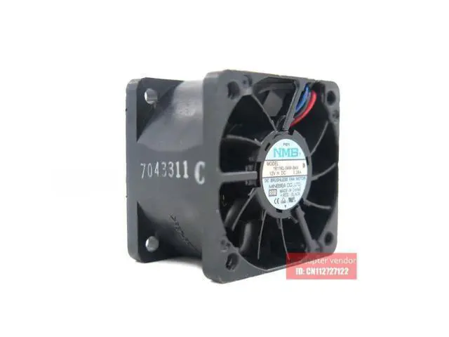 Alt view image 3 of 6 - NMB 1611KL-04W-B49 4CM 12V 4028 0.26A 3 wire server cooling fan